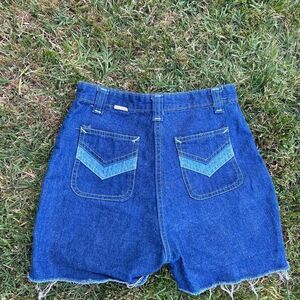 Free-people Women's Blue and Navy Shorts